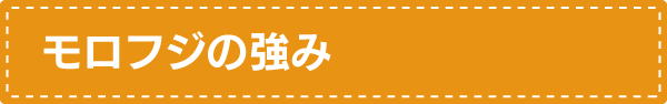 モロフジの強み